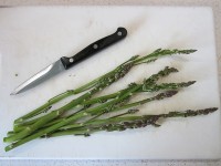 Asparagus - first harvest