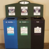 Recycling Compost and Trash Bin