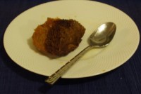 Two-Tone Persimmon Pudding